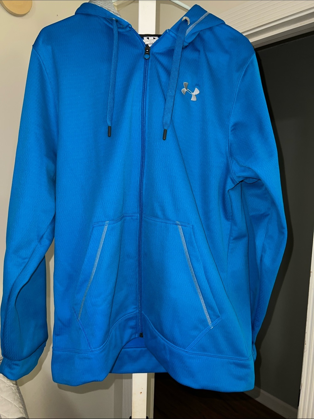 Under Armour Men’s Electric Blue Full-Zip Hoodie